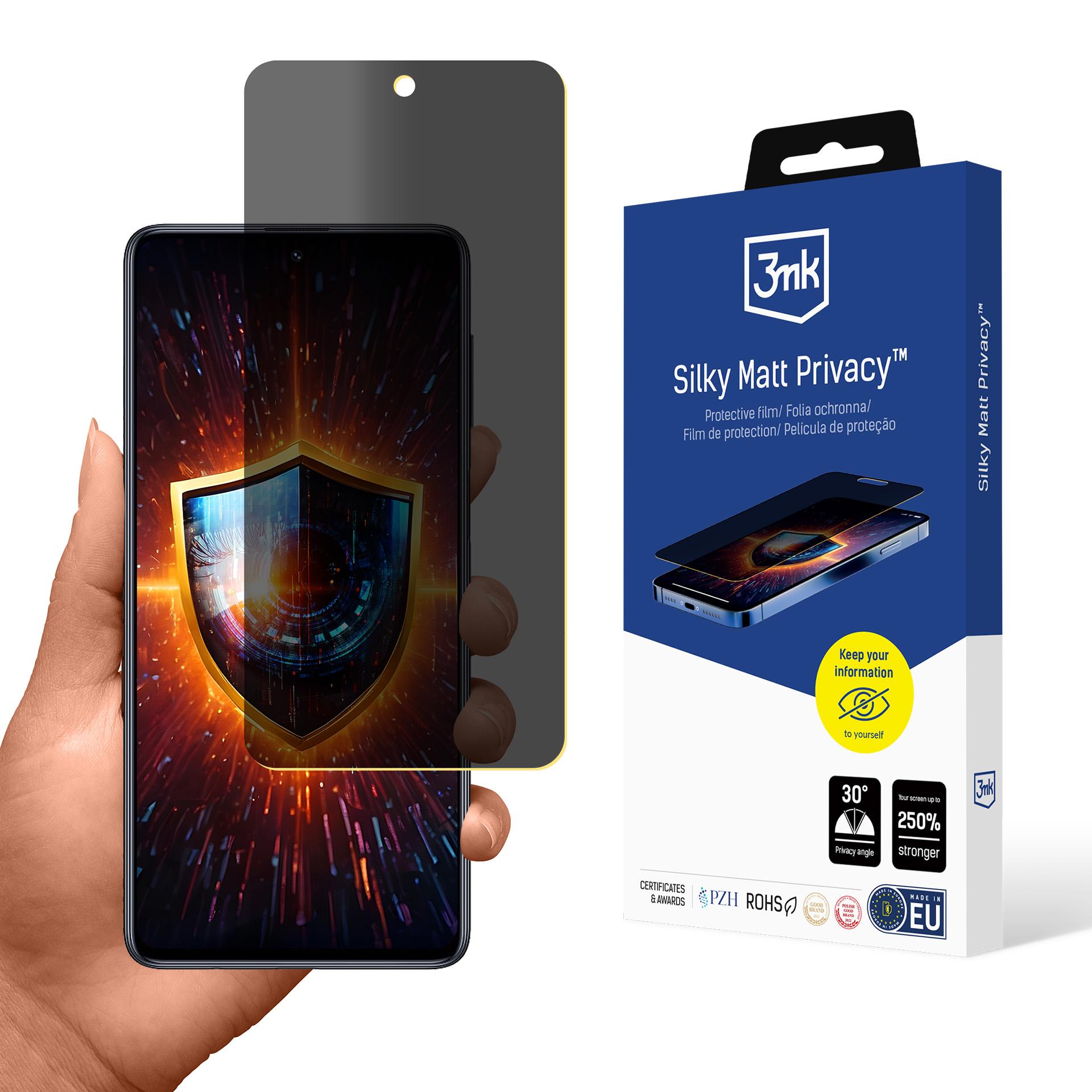 3mk Silky Matt Privacy – privātuma ekrāna aizsargs modelim Samsung Galaxy M51