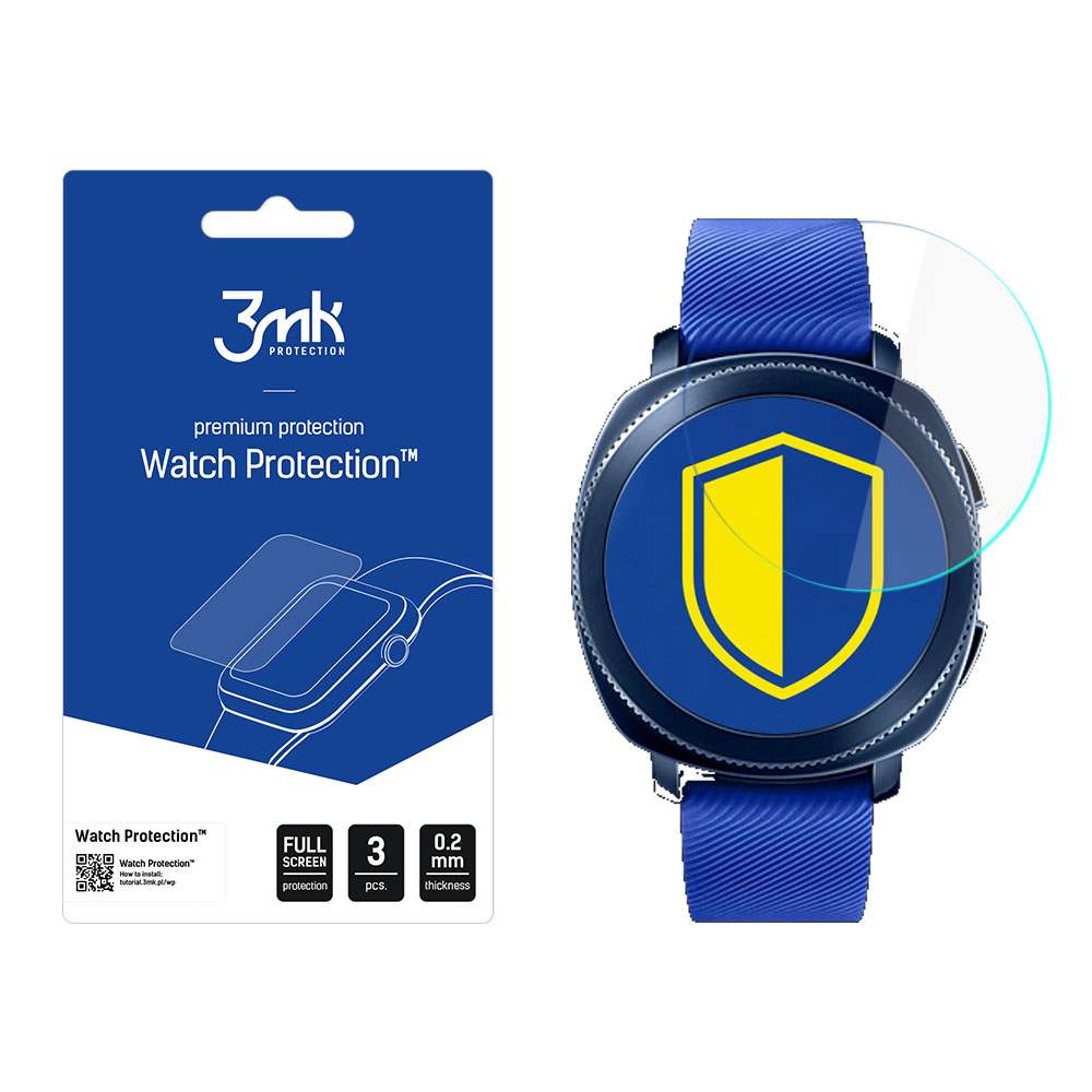 3mk Watch Protection FlexibleGlass – viedpulksteņa ekrāna aizsargs modelim Samsung Gear Sport
