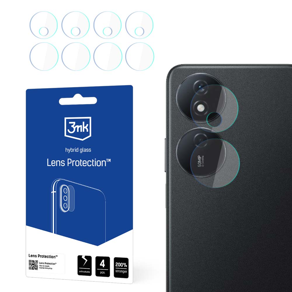 3mk Lens Protection – kameras objektīva aizsargs modelim Honor Play 8T