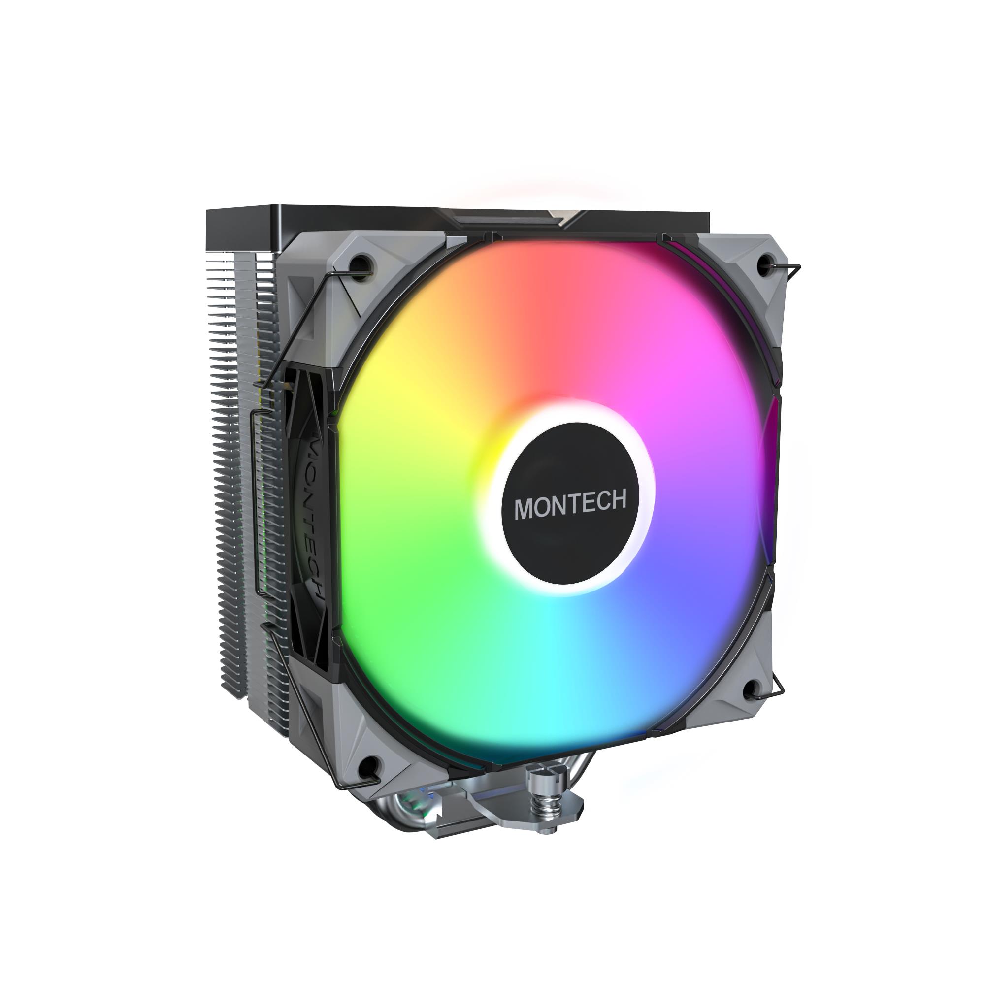 Montech NX400 ARGB (B) universāls procesora dzesētājs, melns