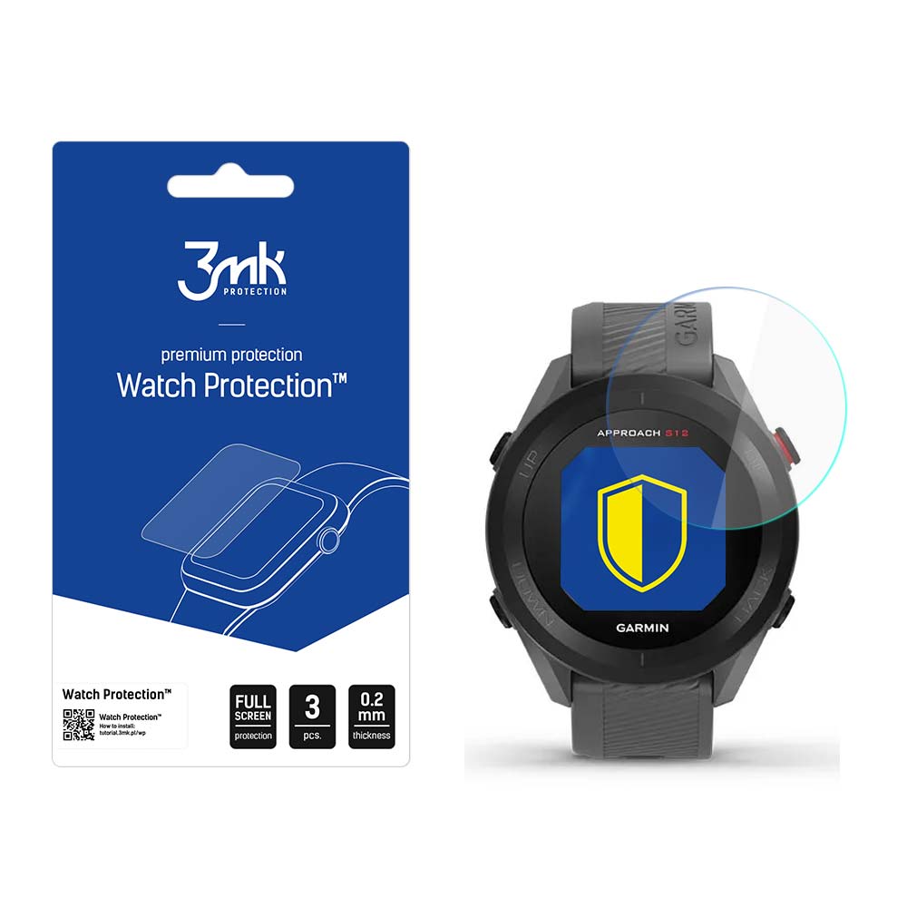 3mk Watch Protection FlexibleGlass – viedpulksteņa ekrāna aizsargs modelim Garmin Approach S12