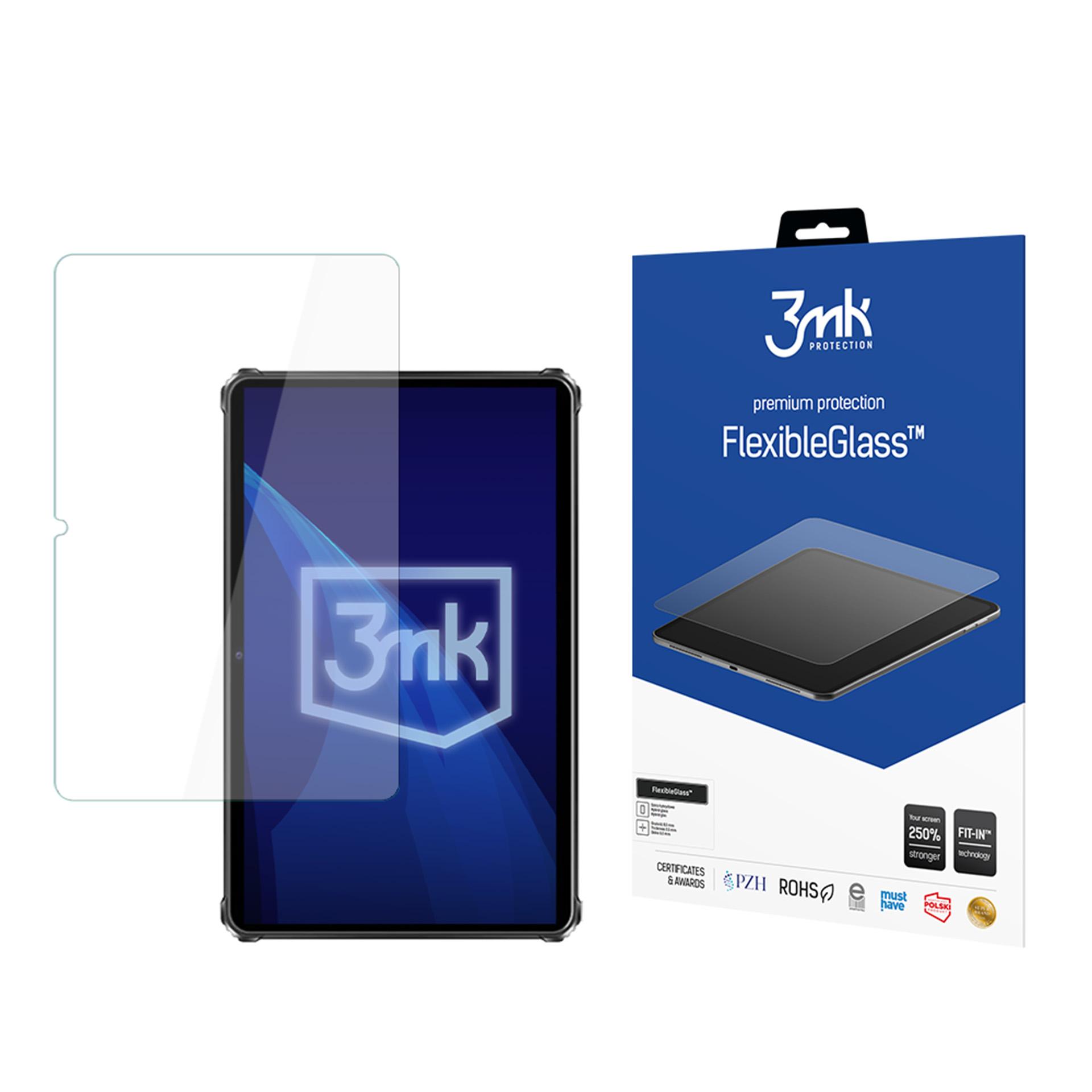 Aizsargstikls 3mk FlexibleGlass priekš Oukitel RT9 – līdz 13 collām