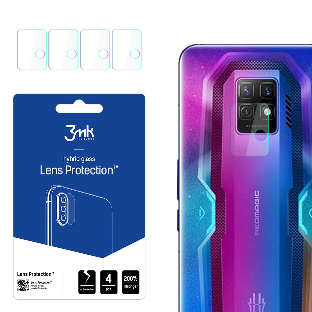 3mk Lens Protection – kameras objektīva aizsargs modelim ZTE Nubia Red Magic 7 Pro