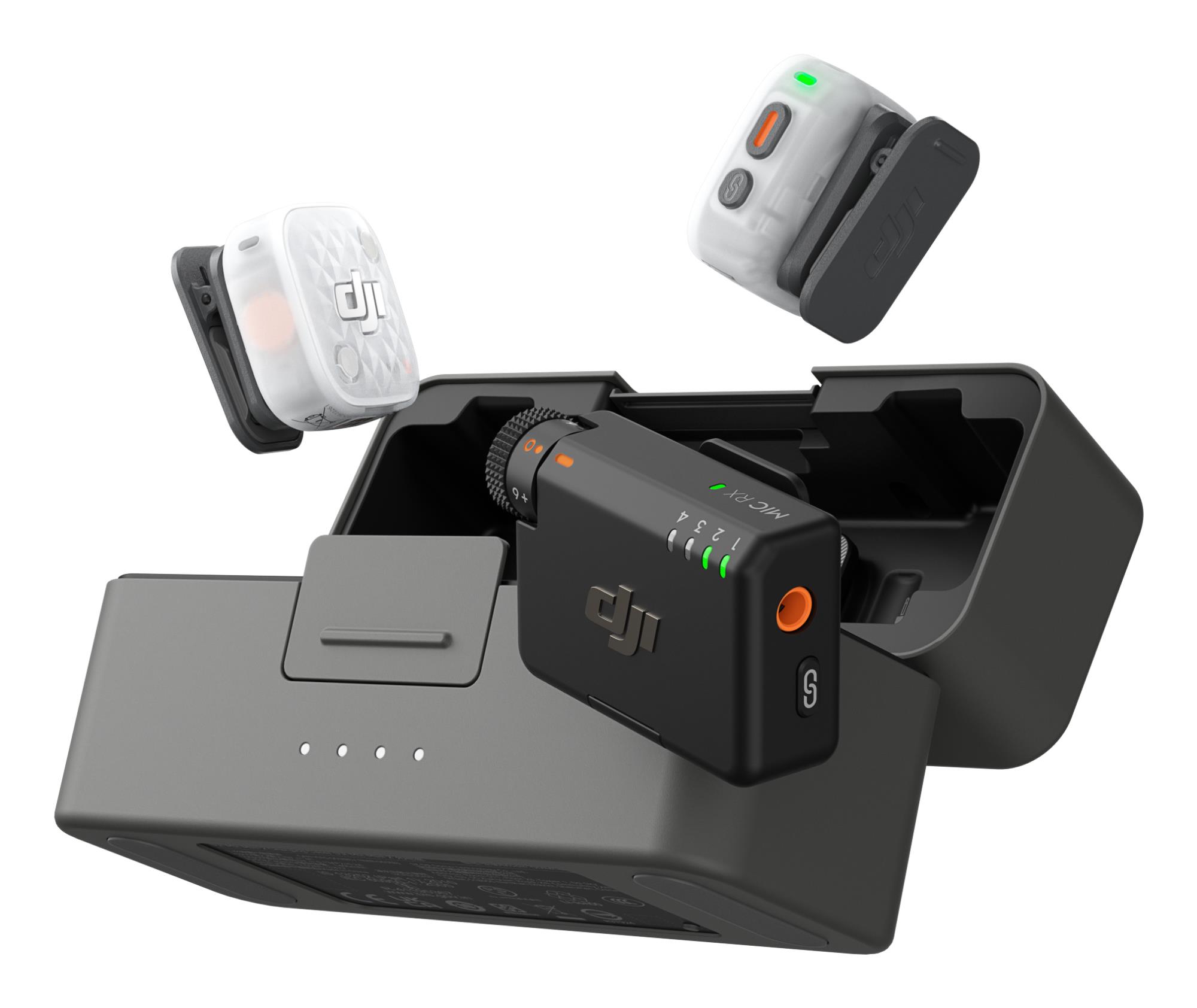 DJI Mic Mini 2S mikrofona komplekts kamerai, 2TX + 1RX, ar uzlādi, CP.RN.00000538