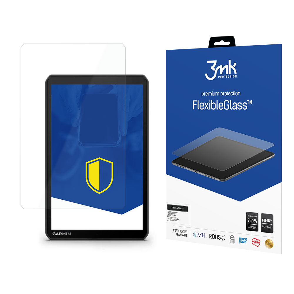 3mk FlexibleGlass (līdz 11") – planšetdatora ekrāna aizsargs modelim Garmin LGV800 MT-D