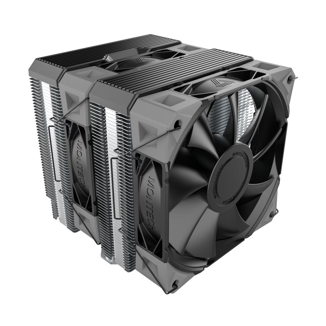 Montech NX600 (B) universāls procesora dzesētājs, melns
