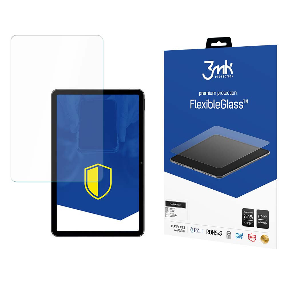 3mk FlexibleGlass (līdz 11") – planšetdatora ekrāna aizsargs modelim Huawei MatePad 10,4