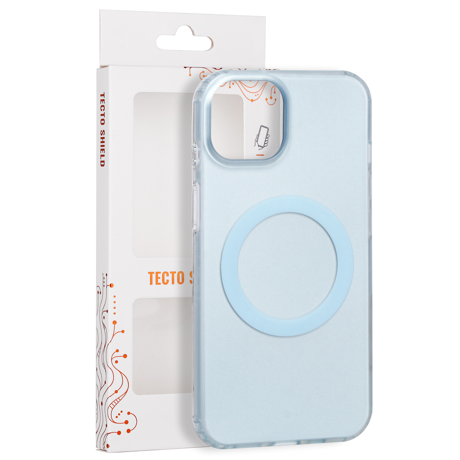 Tecto Shield Mistiq Mag vāciņš iPhone 13 / 14 6,1", zils
