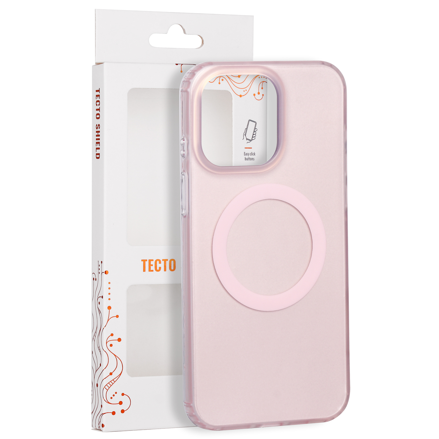 Tecto Shield Mistiq Mag vāciņš iPhone 15 Pro Max 6,7", rozā