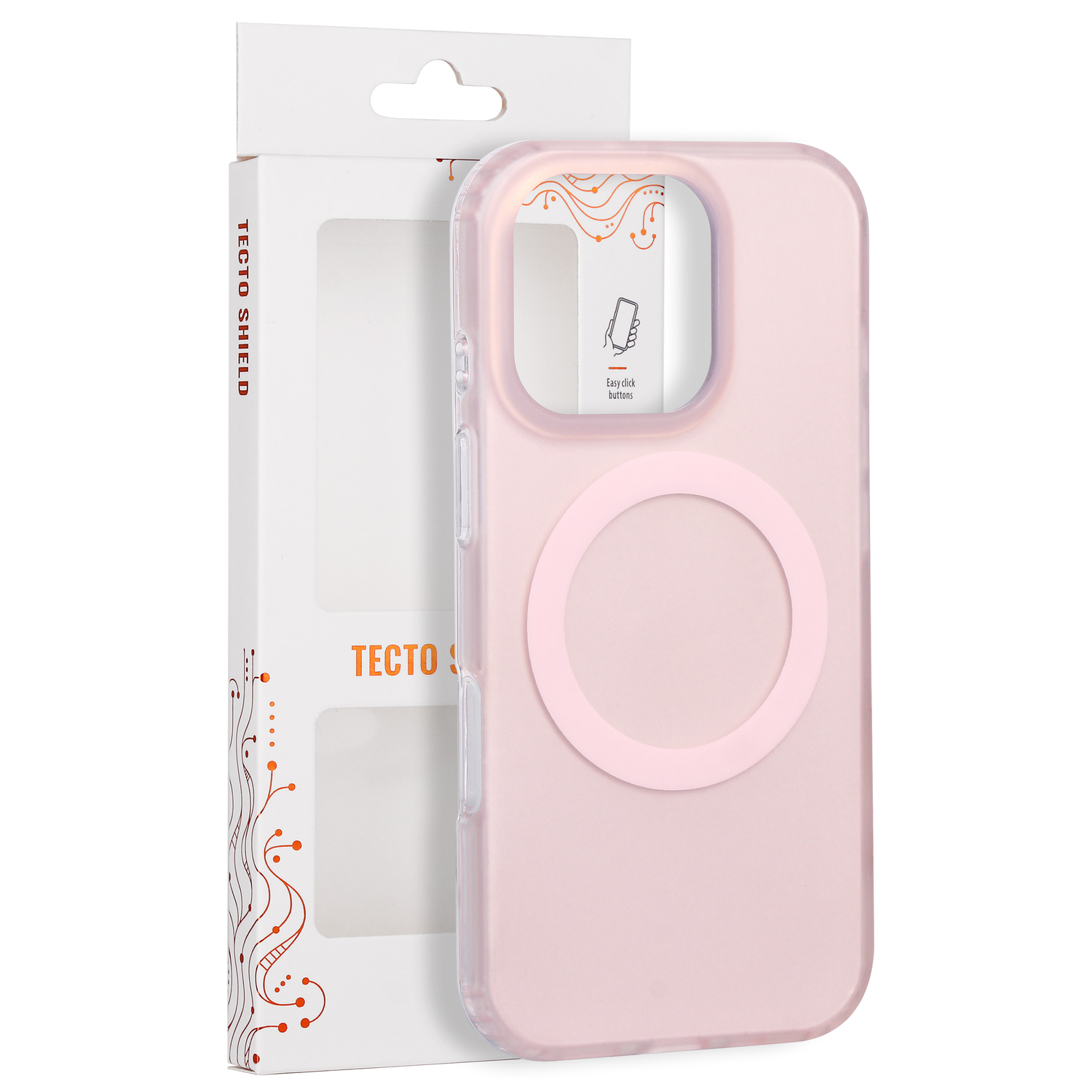 Tecto Shield Mistiq Mag vāciņš iPhone 16 Pro 6,3", rozā