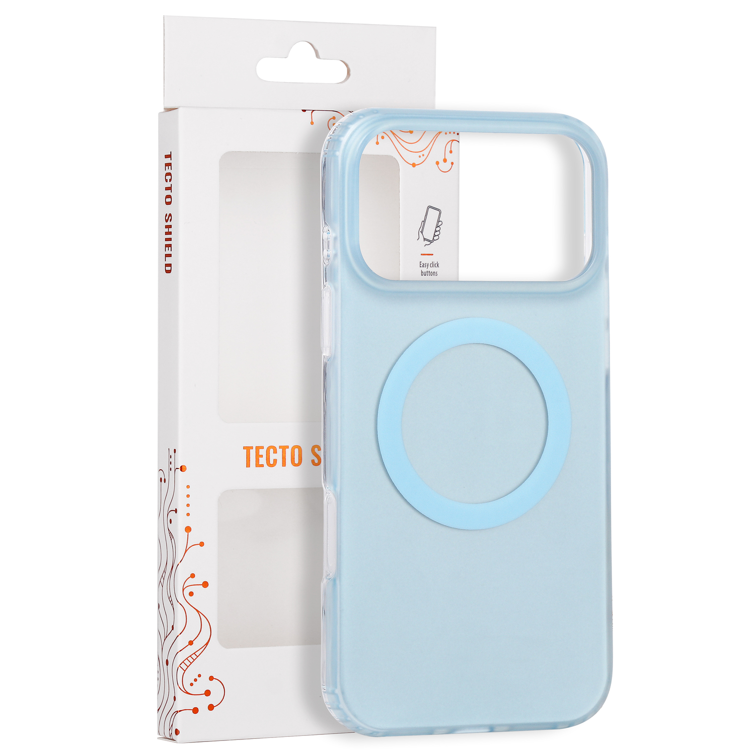 Tecto Shield Mistiq Mag vāciņš iPhone 17 Pro Max 6,9" / 18 Pro Max 6,9", zils