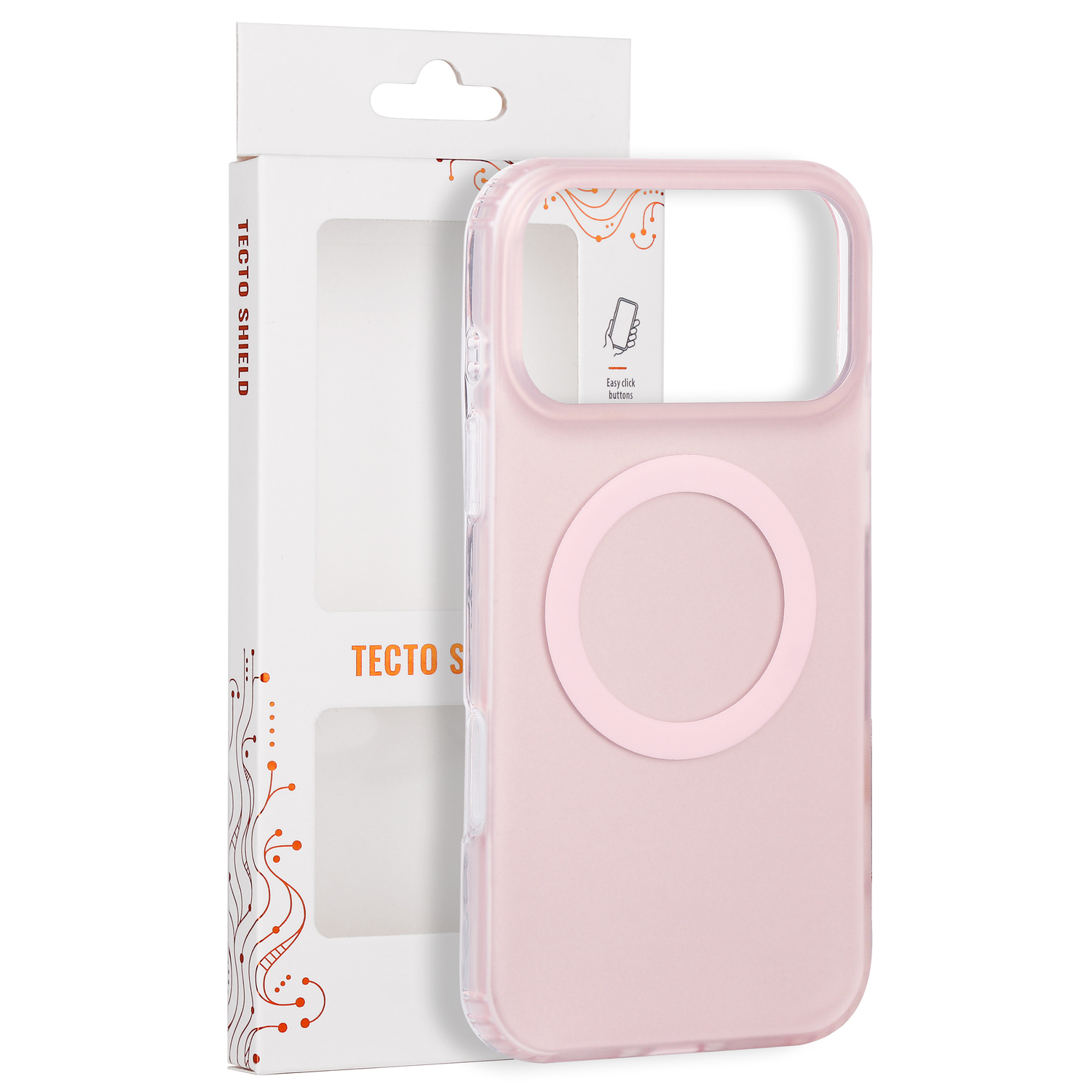 Tecto Shield Mistiq Mag vāciņš iPhone 17 Pro Max 6,9" / 18 Pro Max 6,9", rozā