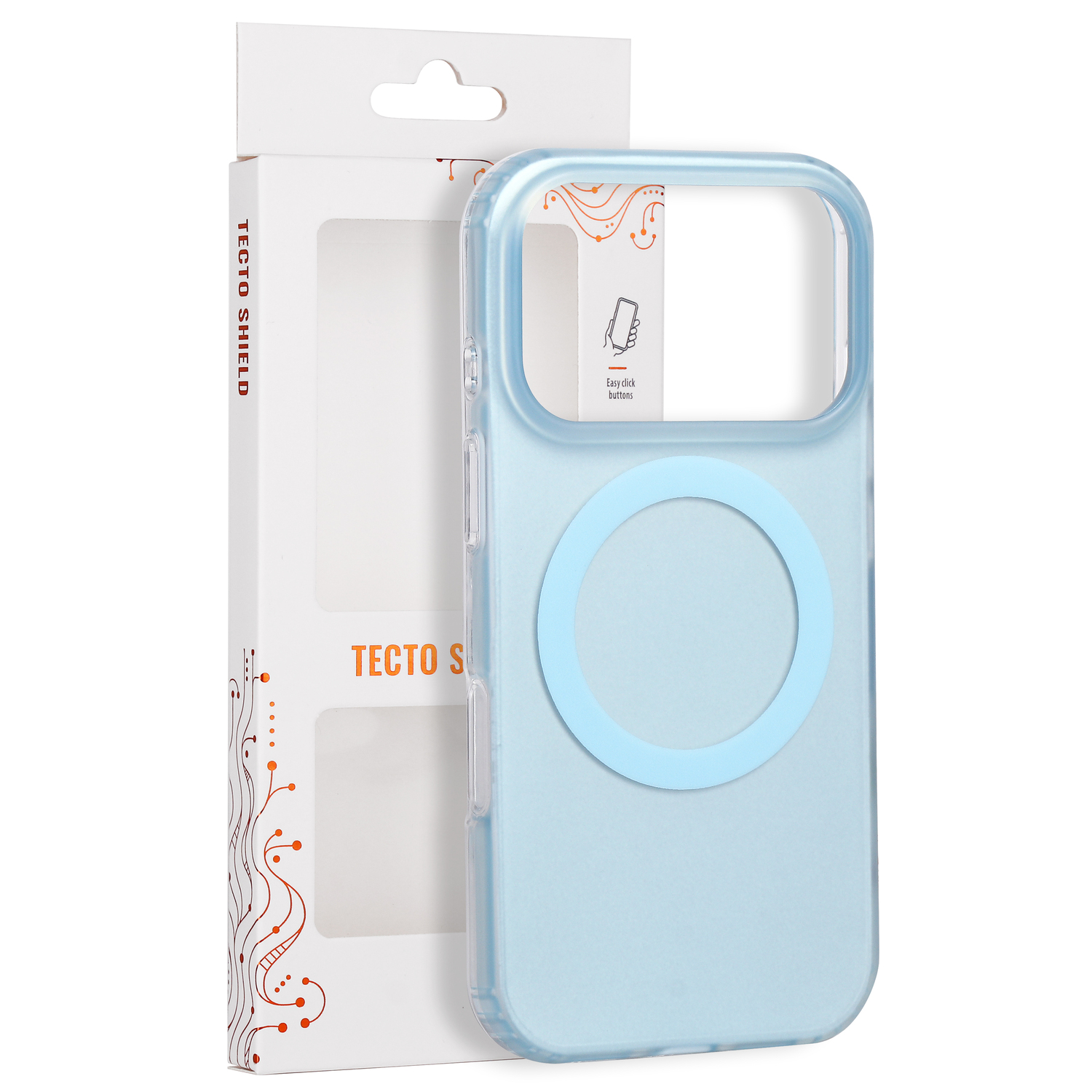 Tecto Shield Mistiq Mag vāciņš iPhone 17 Pro 6,3" / 18 Pro 6,3", zils