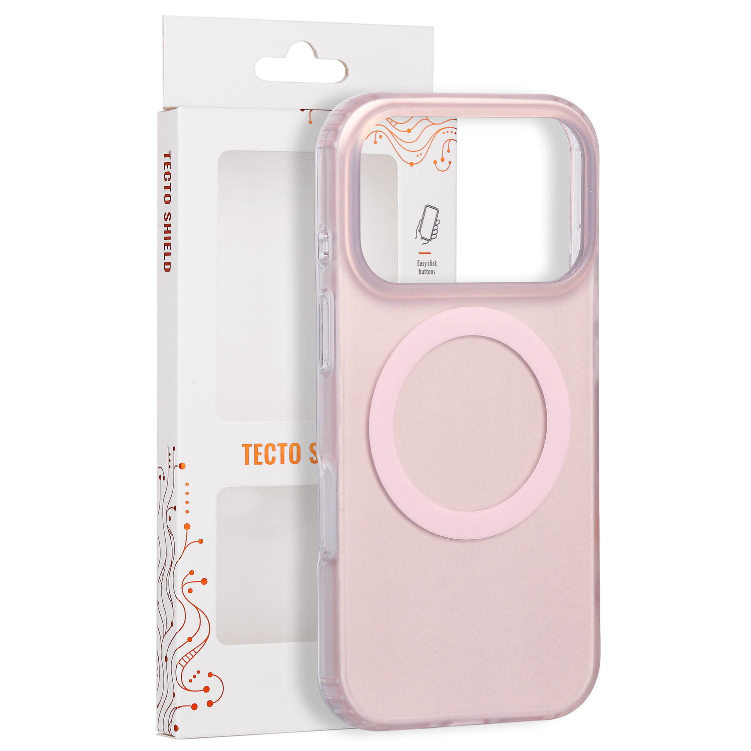 Tecto Shield Mistiq Mag vāciņš iPhone 17 Pro 6,3" / 18 Pro 6,3", rozā