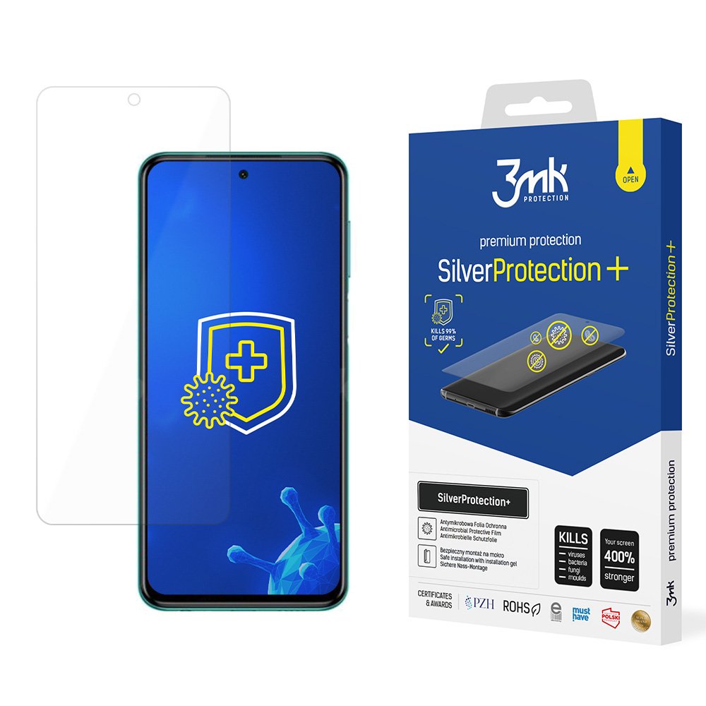 3mk SilverProtection+ – tālruņa ekrāna aizsargs modelim Xiaomi Redmi Note 9 Pro 4G