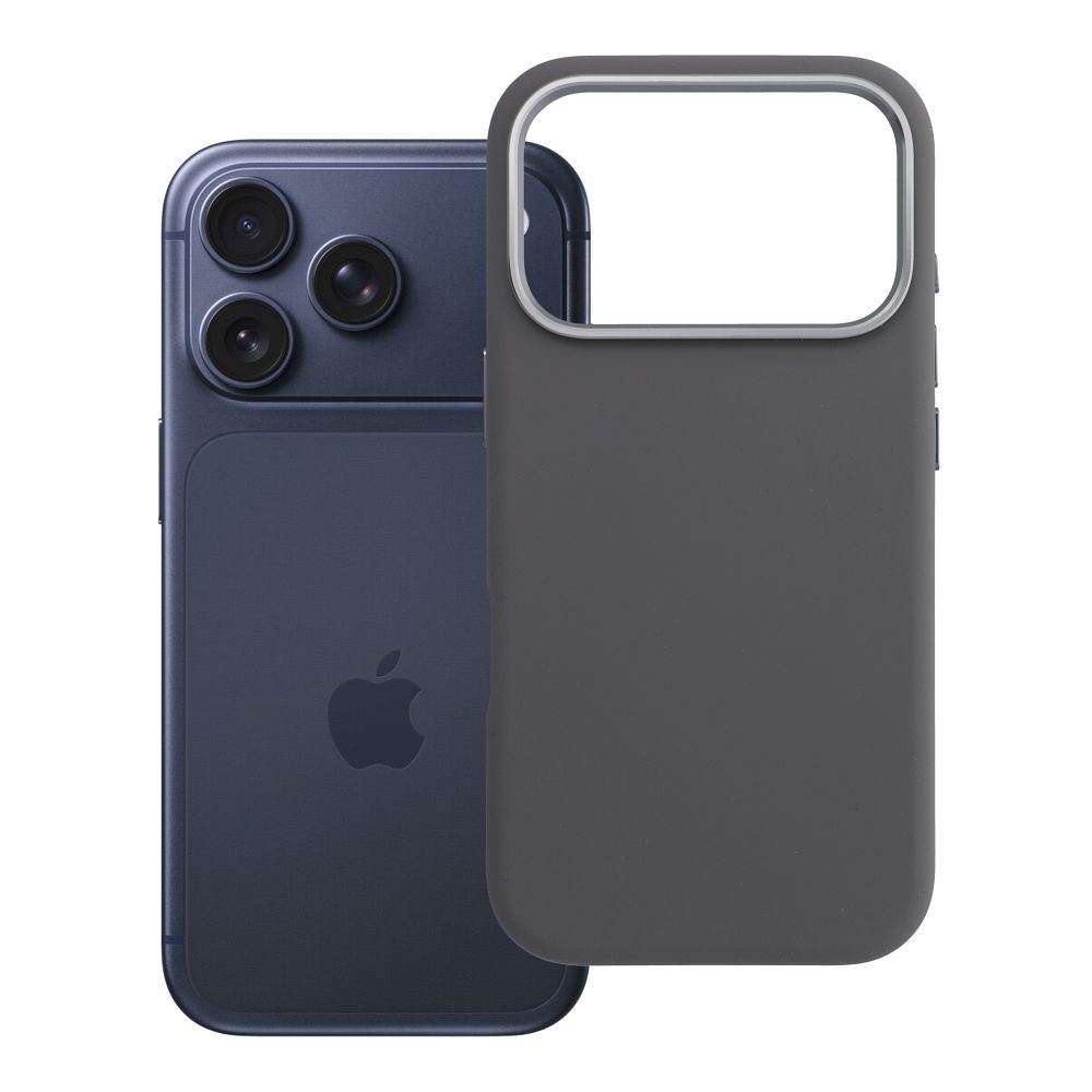 Maciņš iPhone 18 Pro / 17 Pro Forcell F-Protect Frame Premium saderīgs ar MagSafe (krāsa: pelēka)