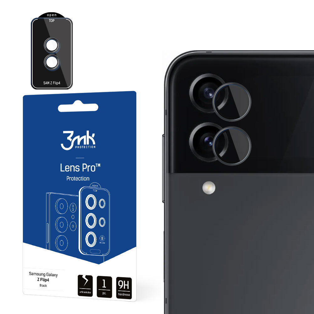 3mk Lens Protection Pro kameras vāciņš Samsung Galaxy Z Flip 4 - melns
