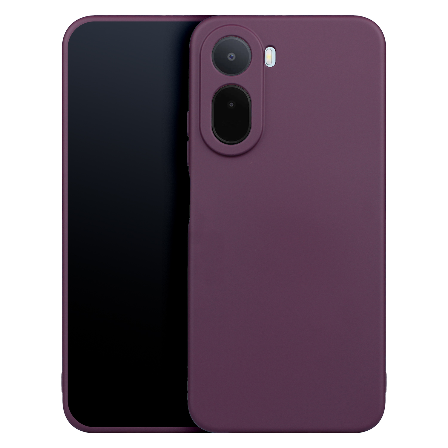 Silikona vāciņš Xiaomi Redmi A7 Pro, tumšā ķiršu krāsā