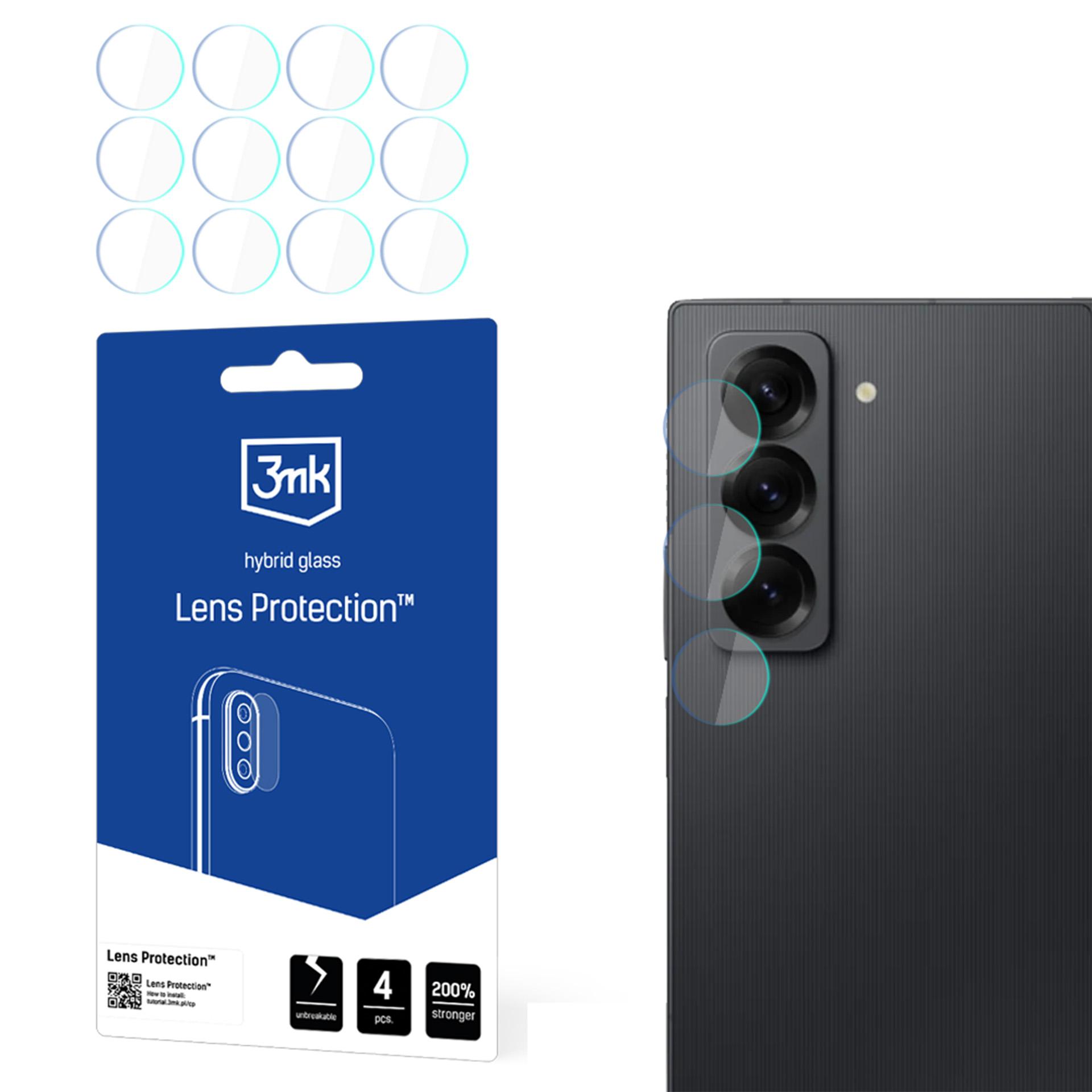 3mk Lens Protection – kameras objektīva aizsargs modelim Samsung Galaxy Z Fold Special Edition (front)