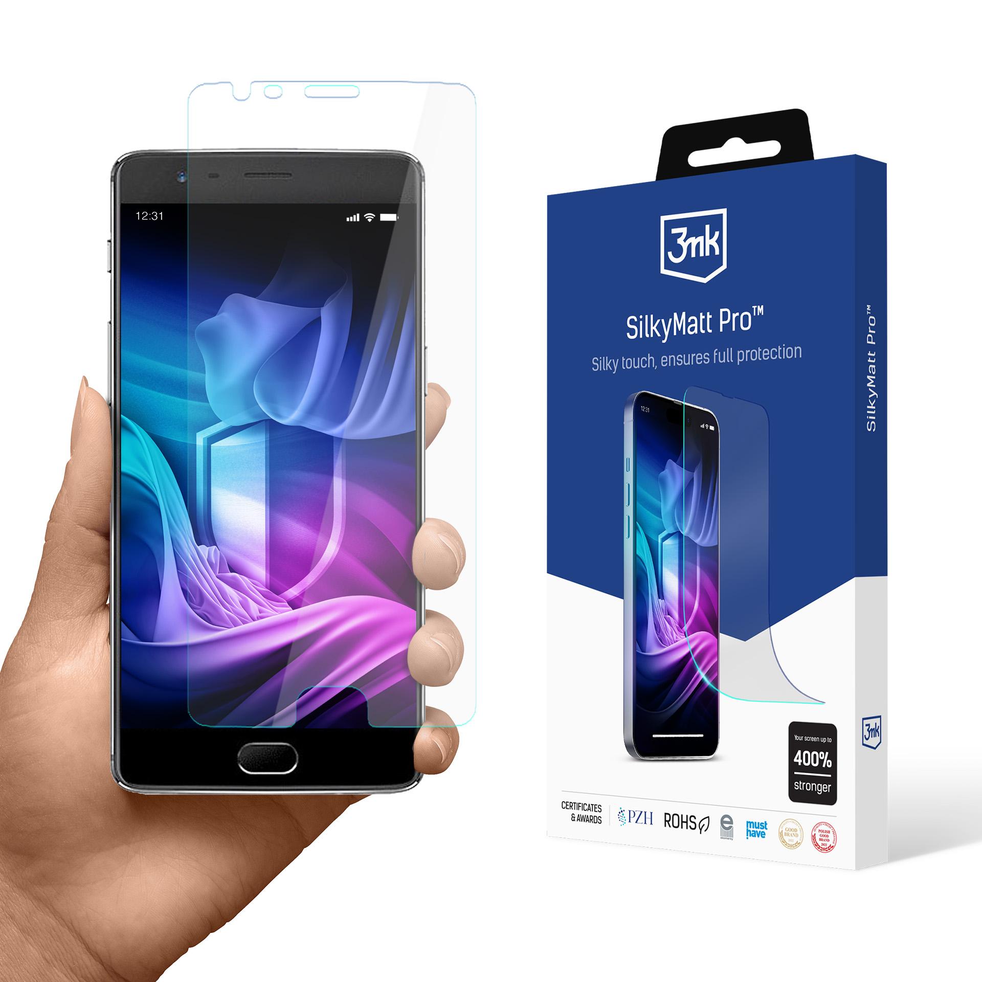 3mk Silky Matt Pro – tālruņa ekrāna aizsargs modelim OnePlus 3T