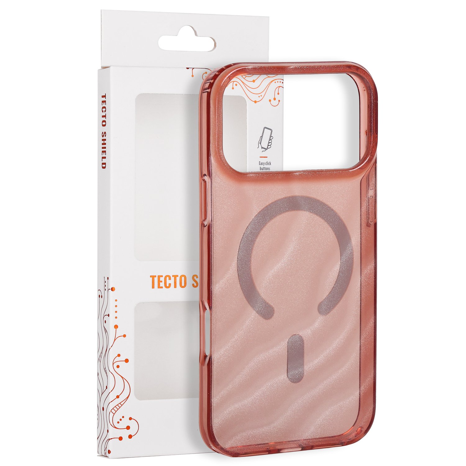„Tecto Shield Desert Mag“ vāciņš modelim iPhone 17 Pro Max 6,9" / iPhone 18 Pro Max 6,9", terakotas krāsā