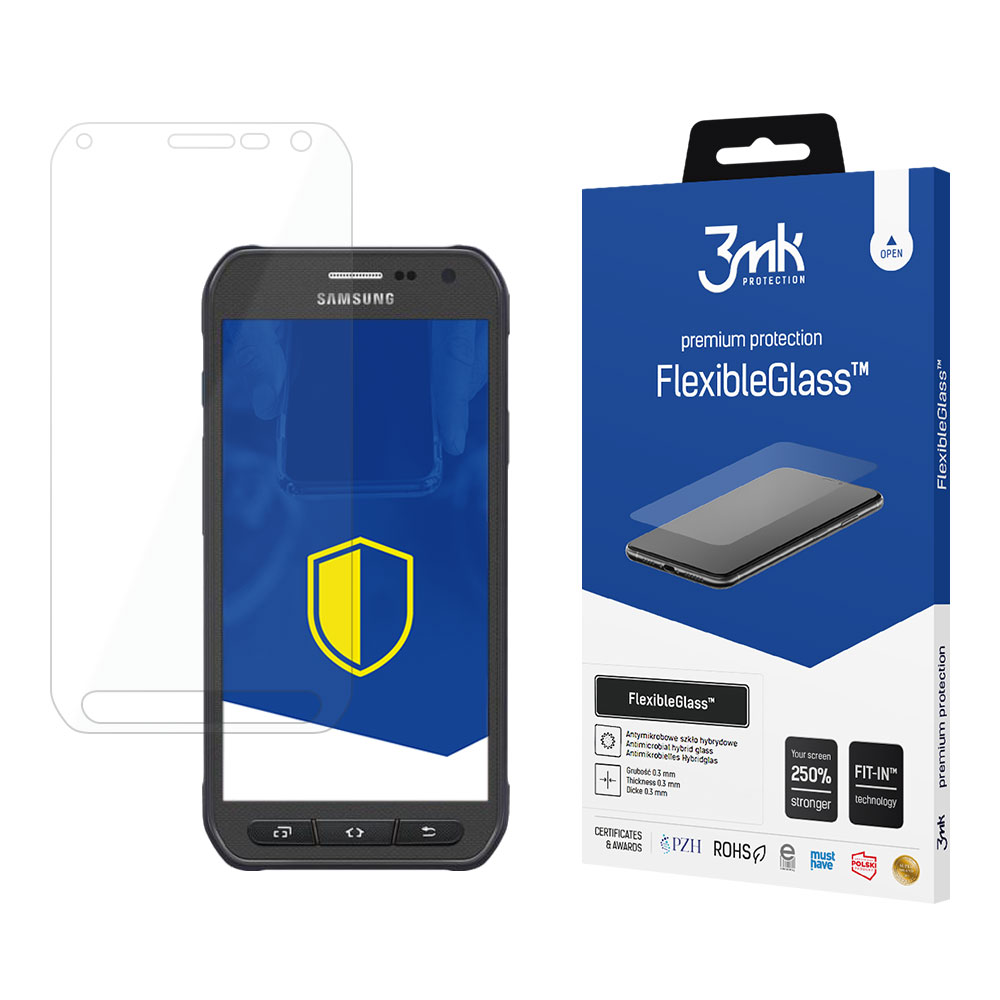3mk FlexibleGlass – tālruņa ekrāna aizsargs modelim Samsung Galaxy S6 Active