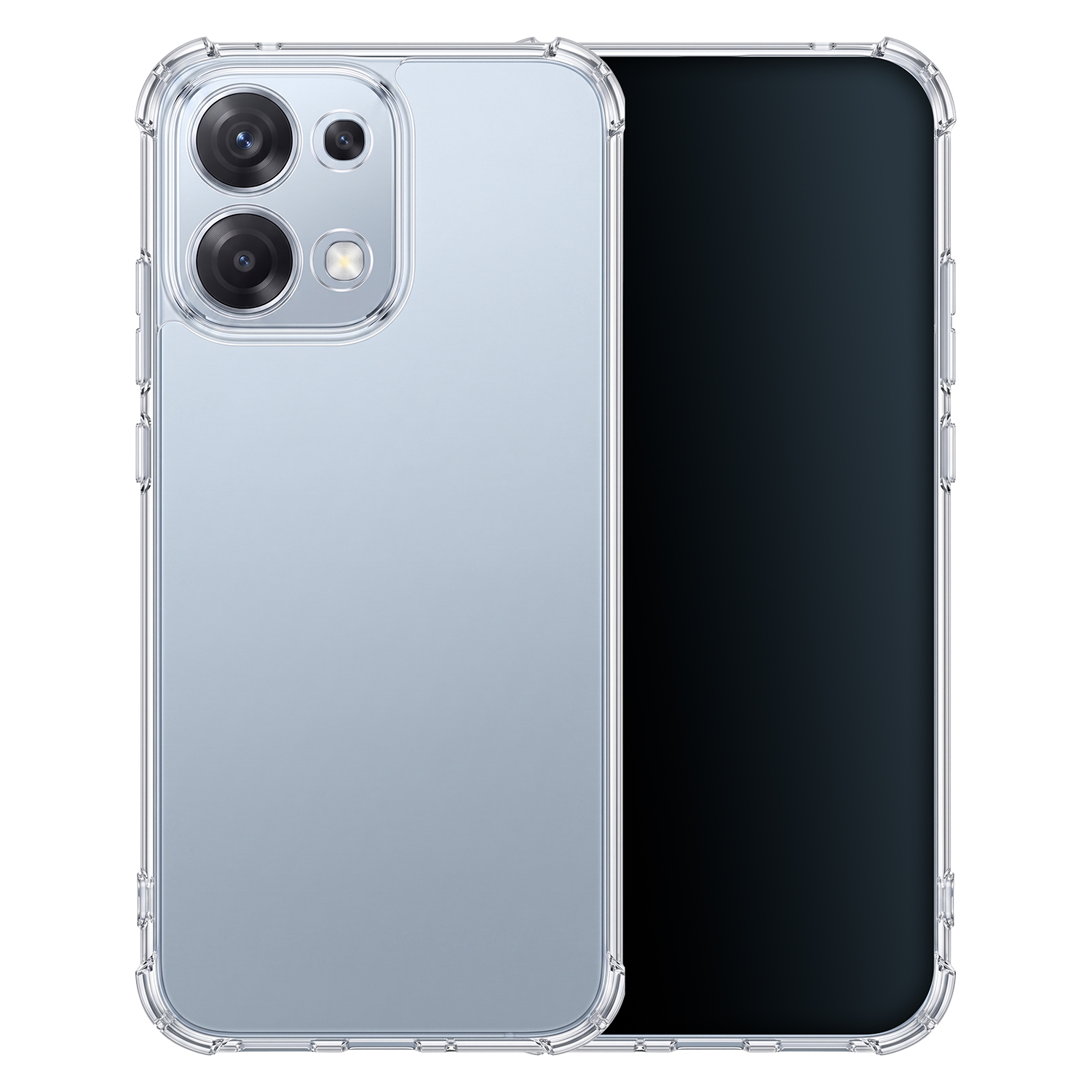 Anti Shock 1.5 mm case for Oppo A6 Pro 5G, transparent