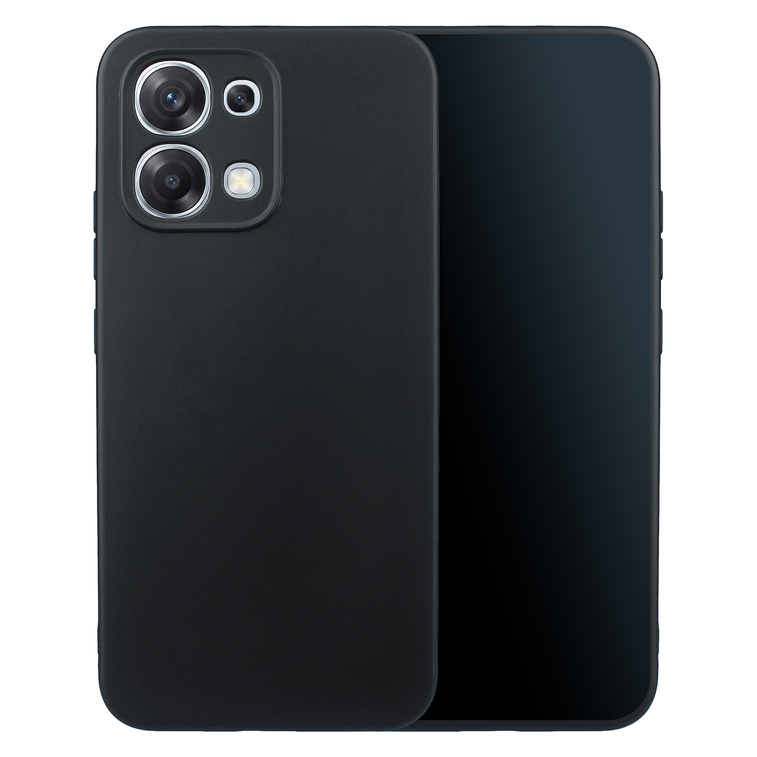 Matēts TPU vāciņš Oppo A6 Pro 5G, melns