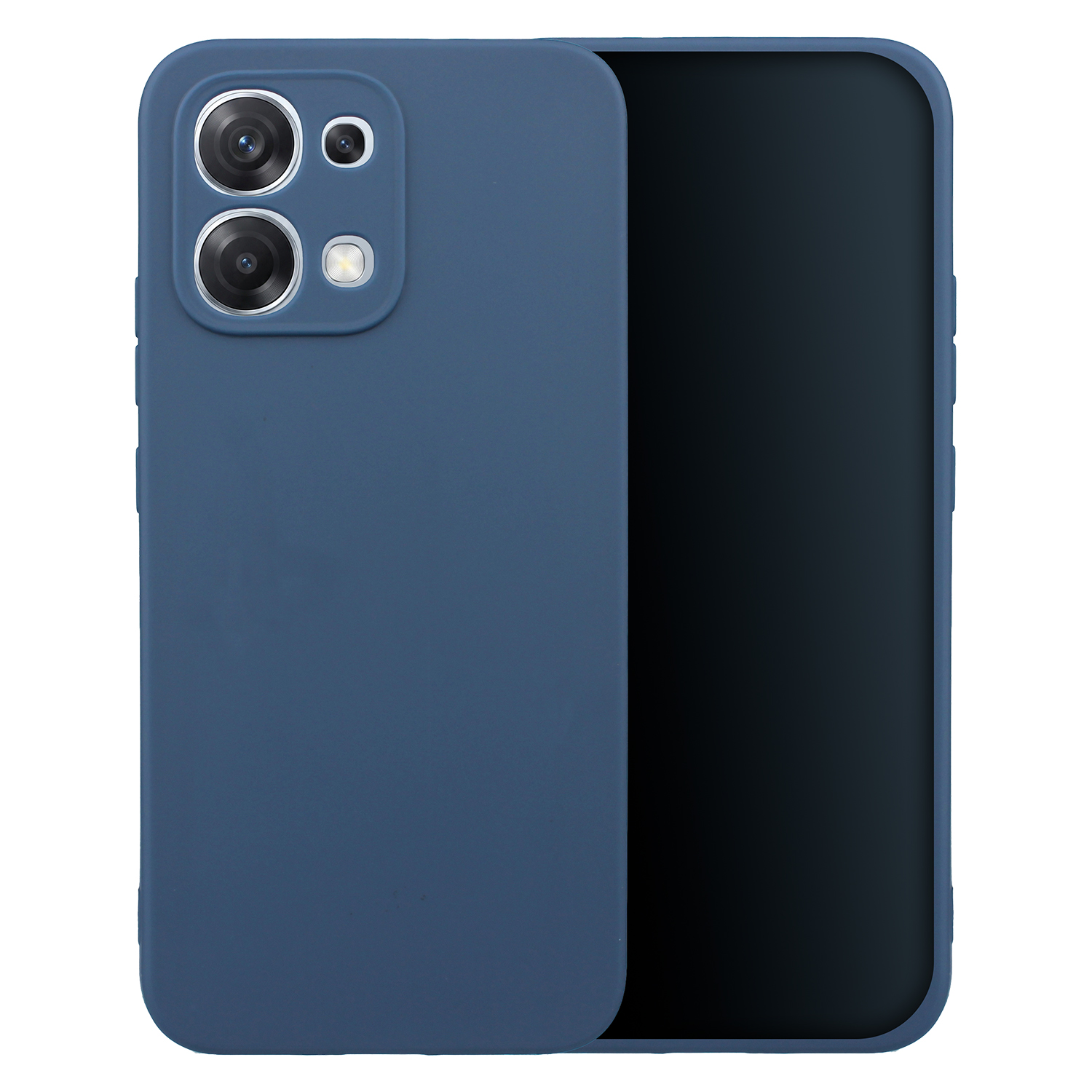 Matēts TPU maciņš Oppo A6 Pro 5G, tumši zils