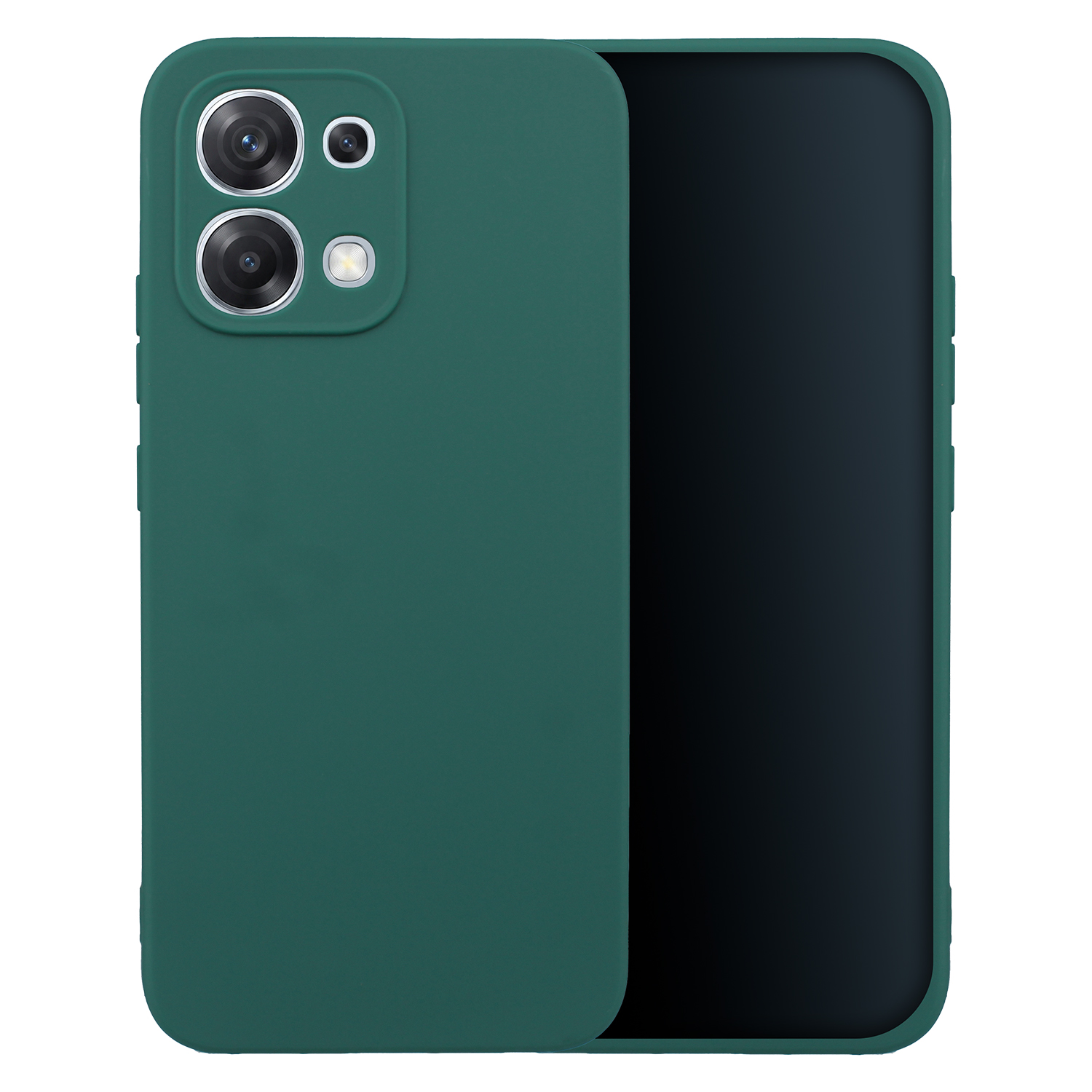 Matēts TPU maciņš Oppo A6 Pro 5G, meža zaļš