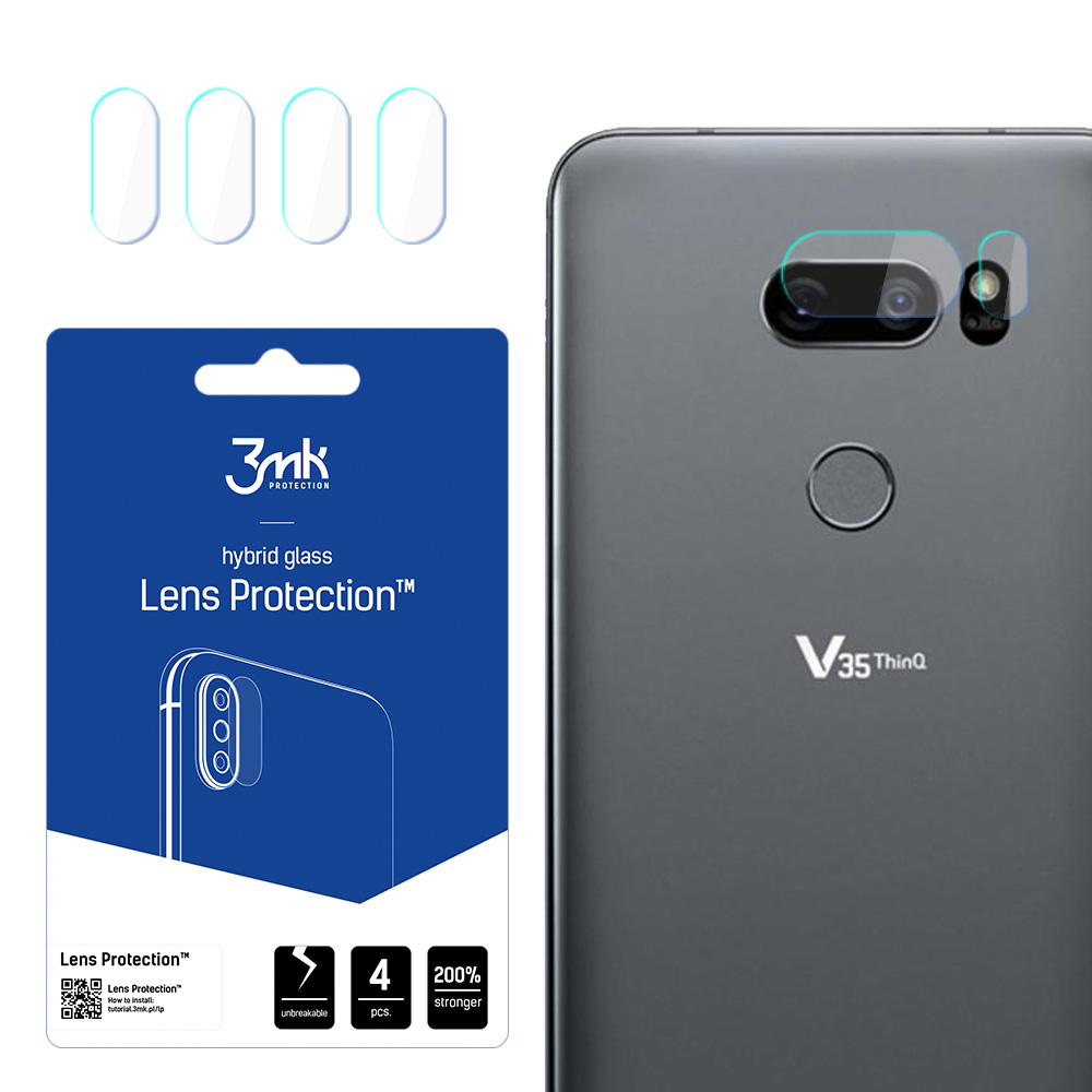 3mk Lens Protection – kameras objektīva aizsargs modelim LG V35 ThinQ
