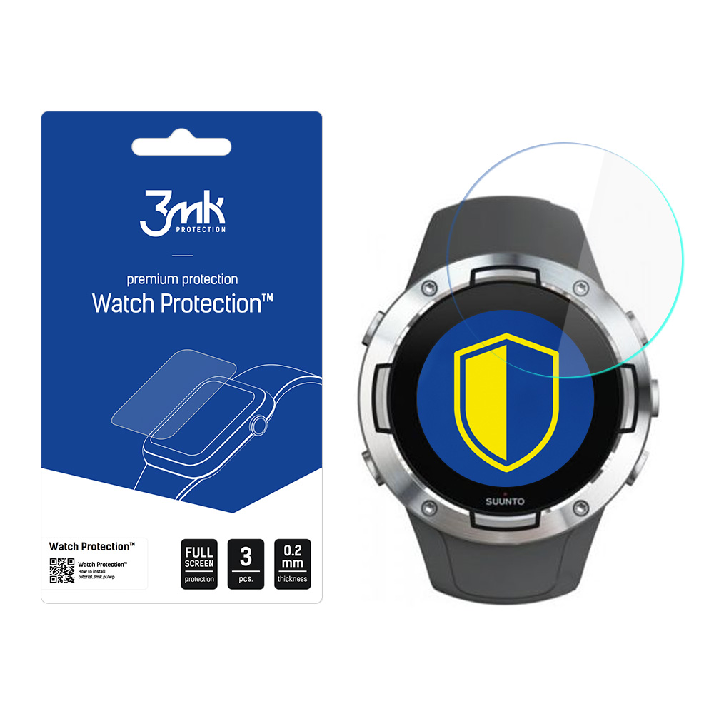 3mk Watch Protection FlexibleGlass – viedpulksteņa ekrāna aizsargs modelim Suunto 5