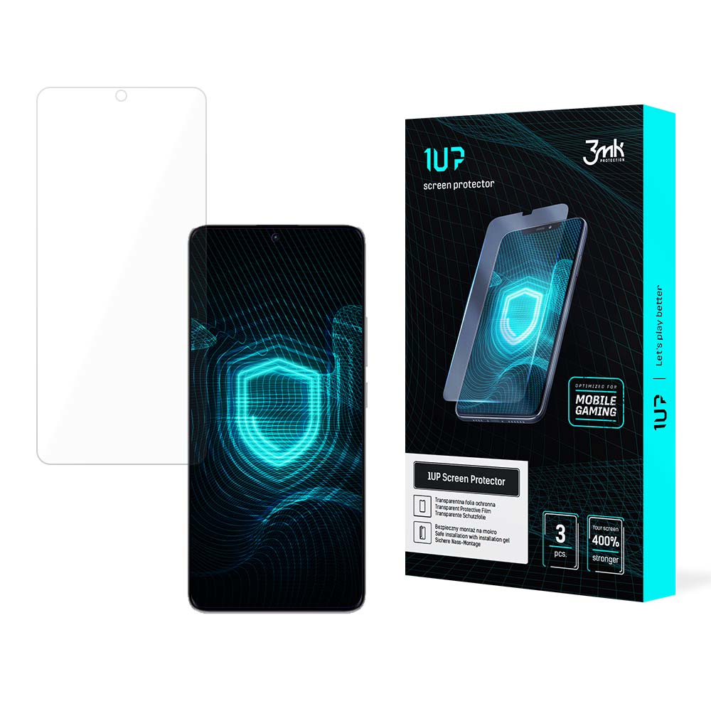 Aizsargplēve spēlētājiem 3mk 1UP paredzēta Xiaomi Redmi Note 13 Pro+