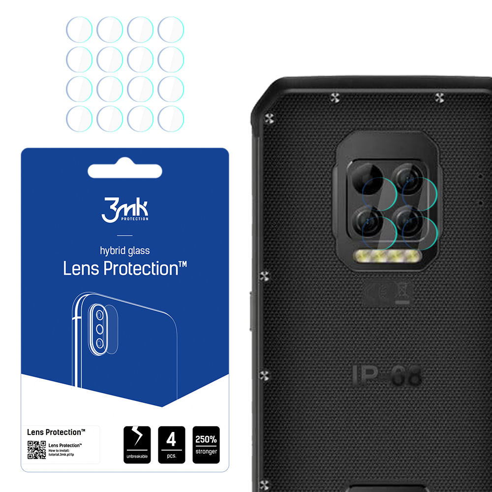 3mk Lens Protection – kameras objektīva aizsargs modelim Ulefone Armor 9