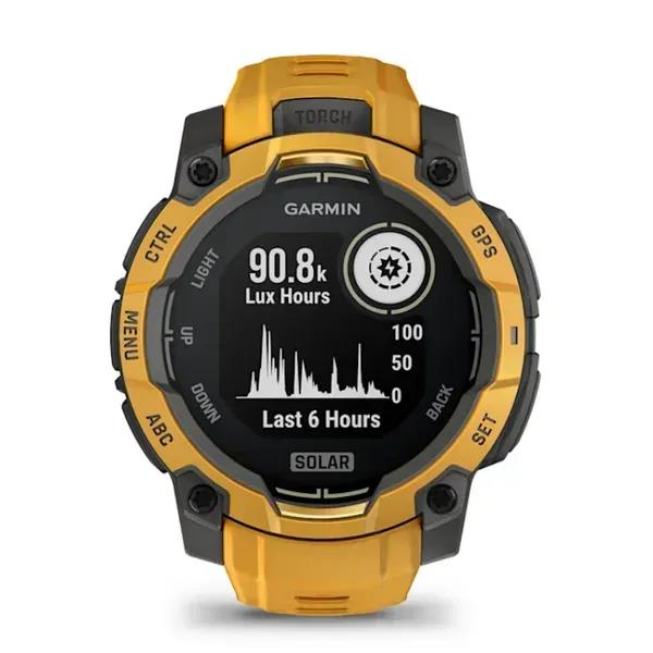 Garmin Instinct 3 Solar 010-02934-02 viedpulkstenis, Sunburst