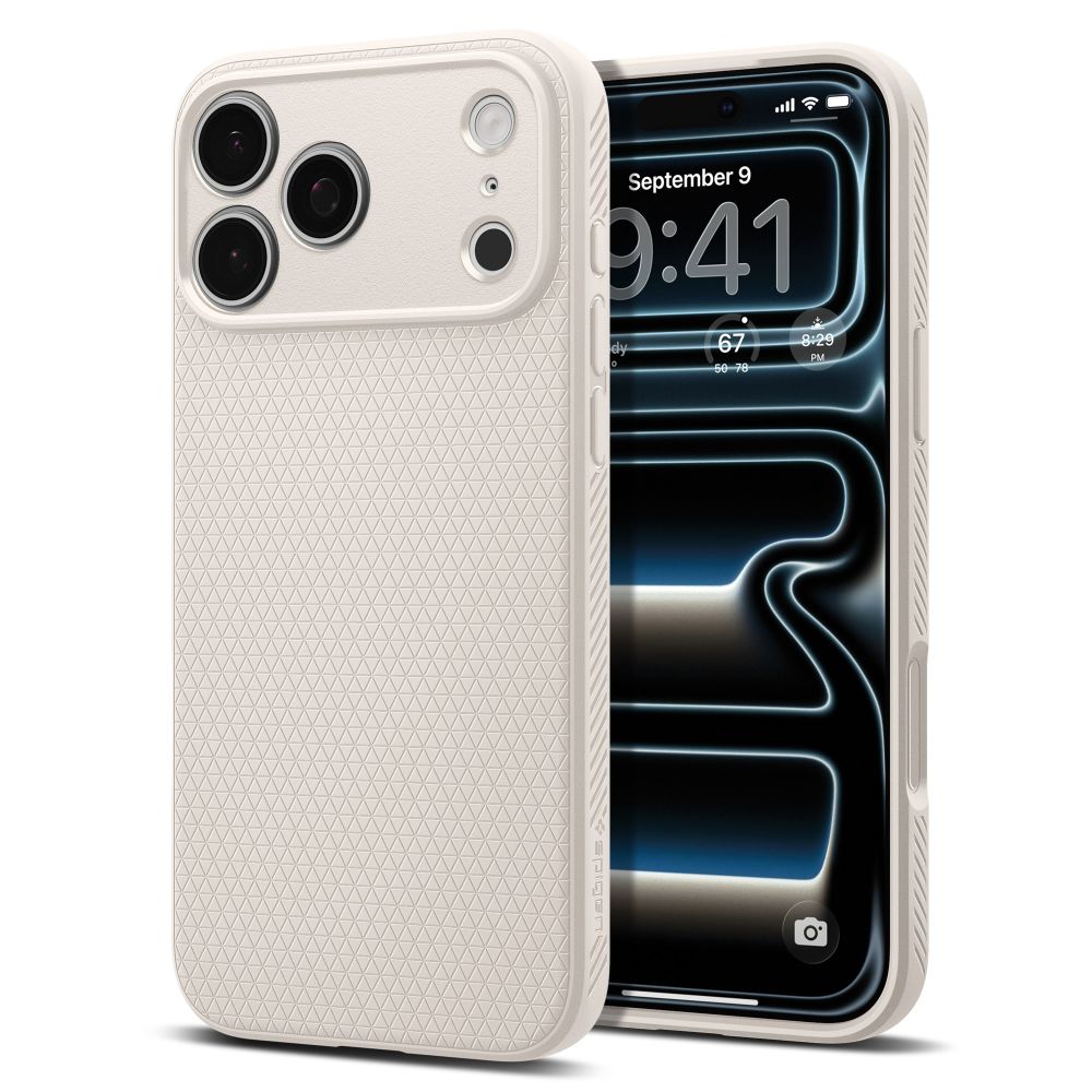 Spigen Liquid Air maciņš iPhone 17 Pro / 18 Pro, titāna krāsā