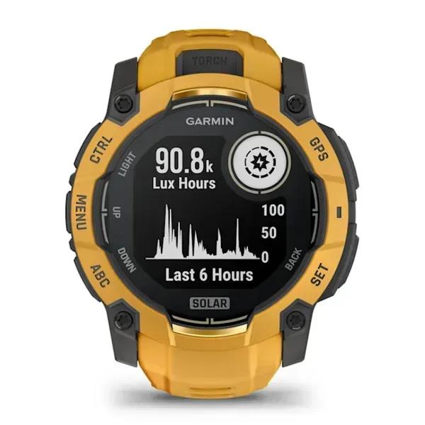 Garmin Instinct 3 Solar 010-02935-02 viedpulkstenis, Sunburst