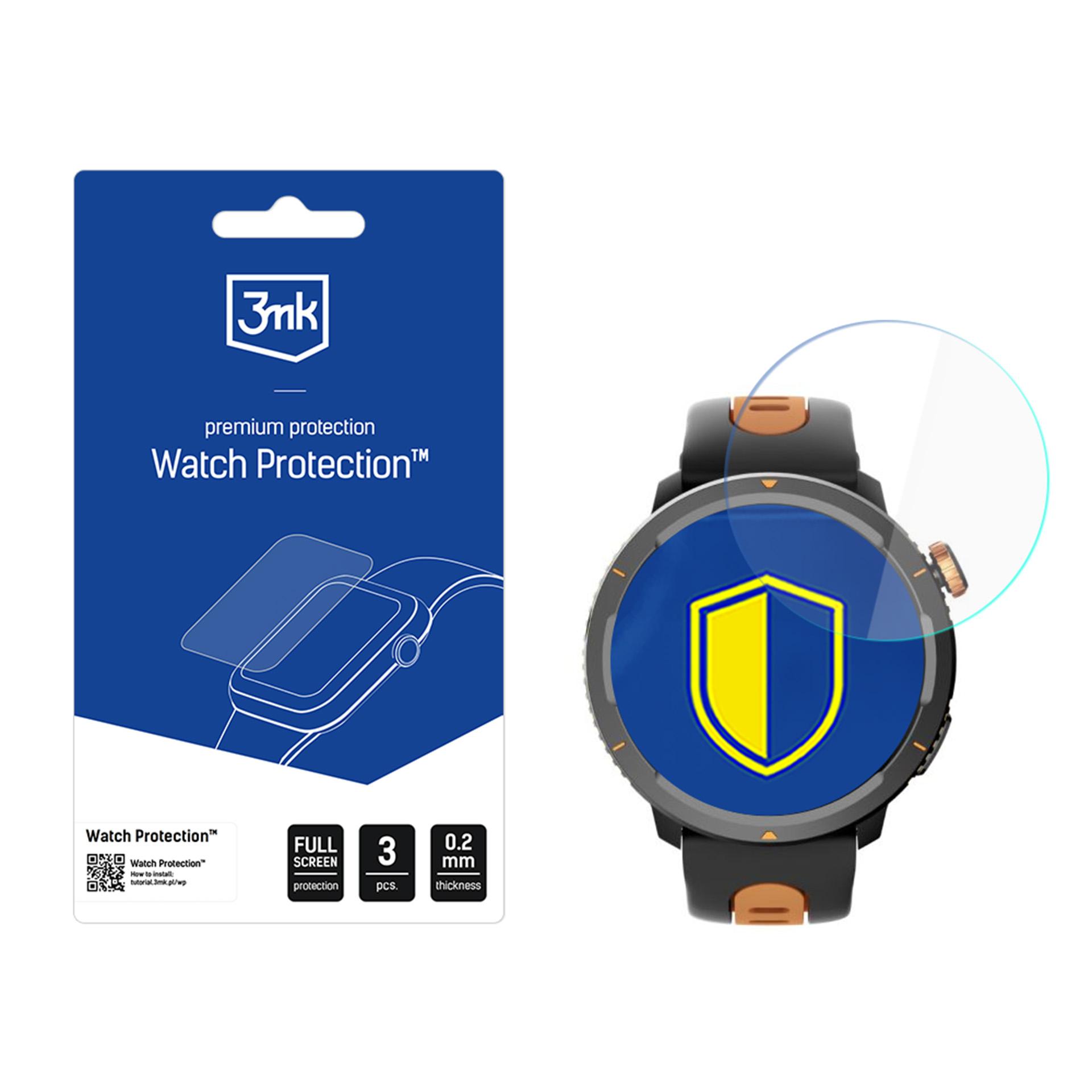 3mk pulksteņa aizsardzība FlexibleGlass hibrīdais stikls Hammer Watch 2 Lite