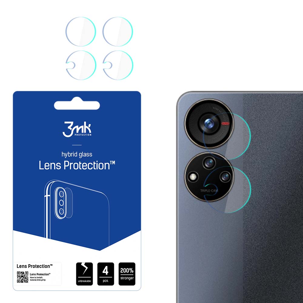 3mk Lens Protection – kameras objektīva aizsargs modelim ZTE Blade V40S