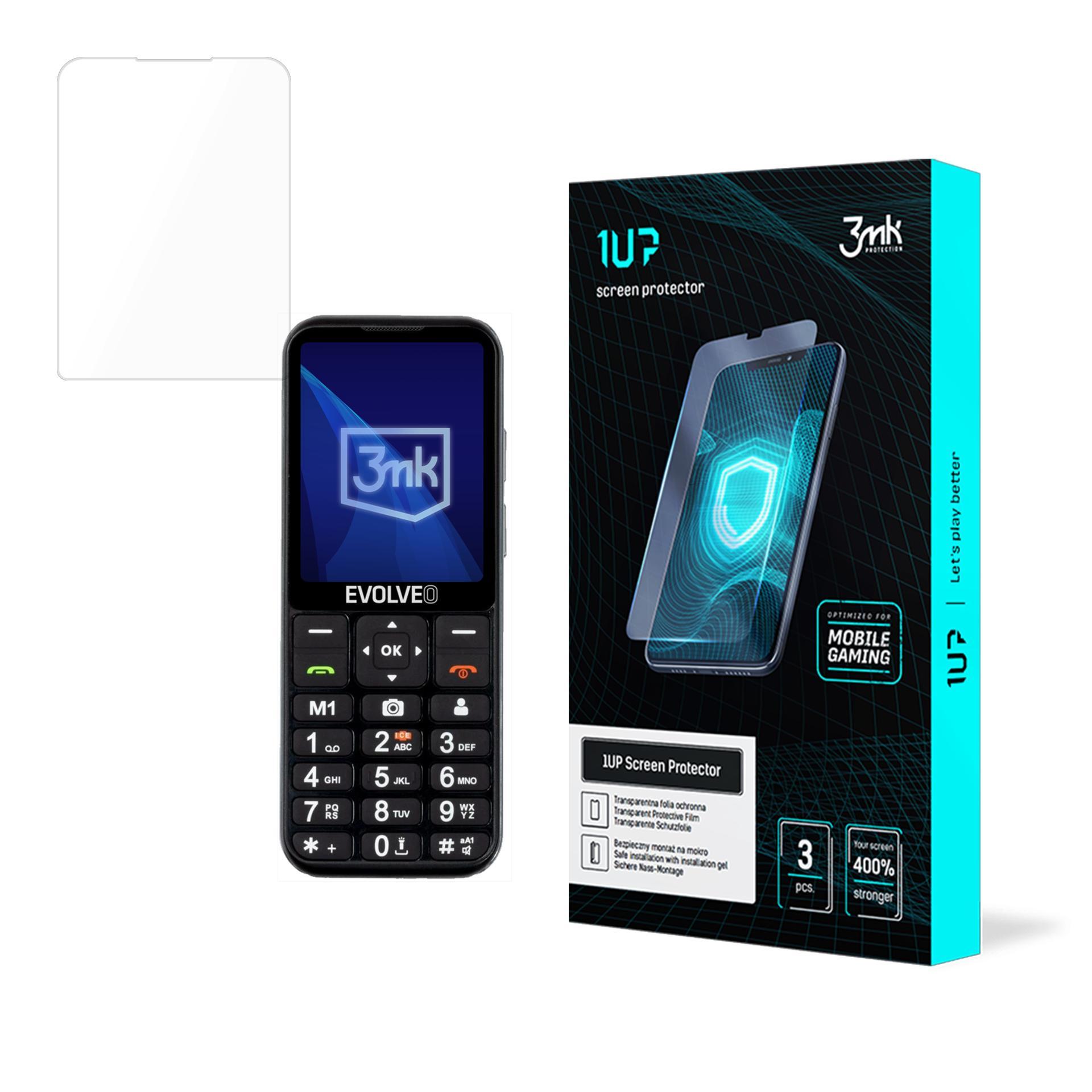 3mk 1UP – tālruņa ekrāna aizsargs modelim Evolveo EasyPhone LT