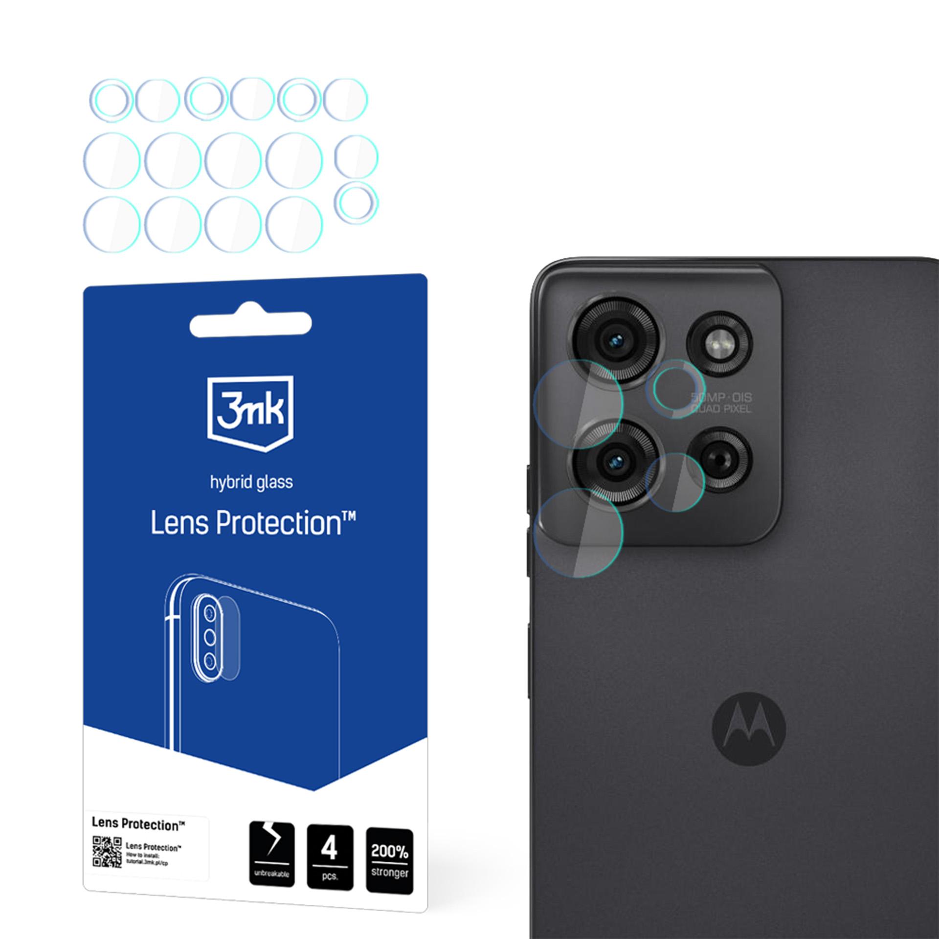 Hibrīdais stikls kameras lēcām 3mk Lens Protection Motorola Moto G75