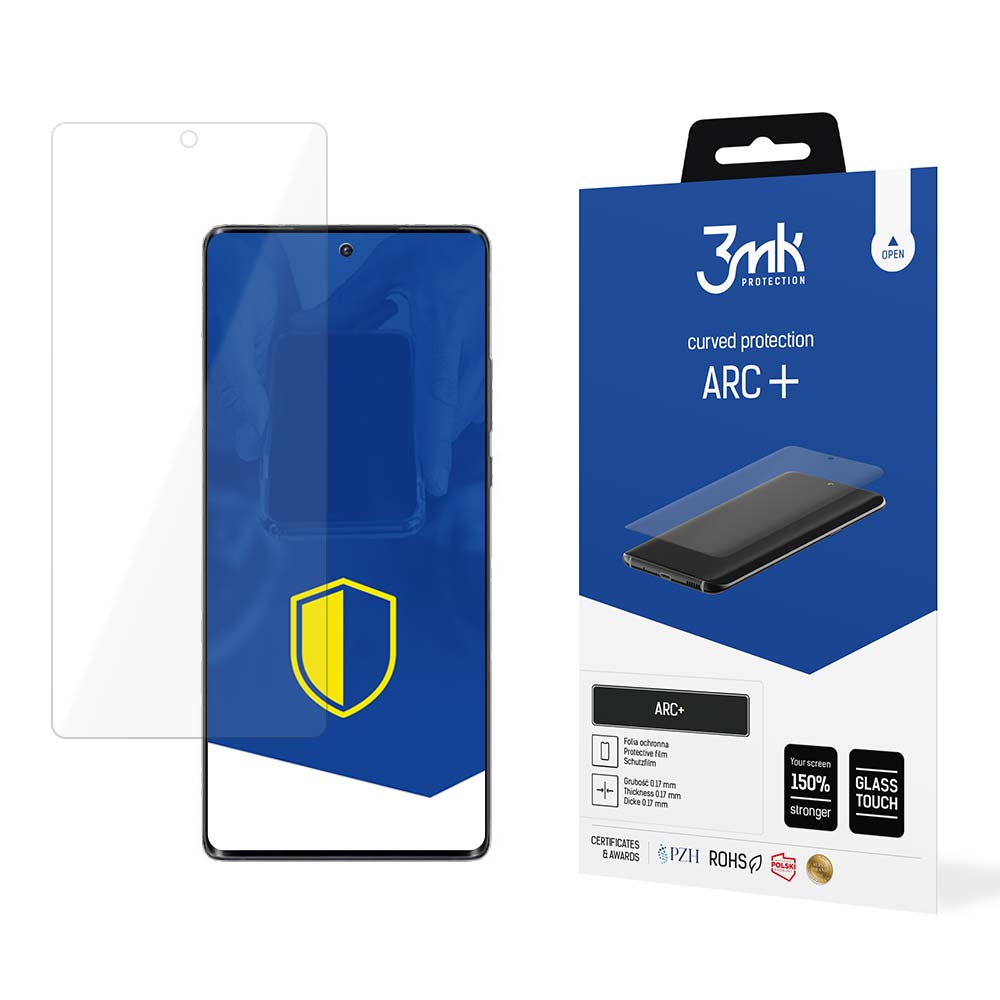 3mk ARC+ – tālruņa ekrāna aizsargs modelim Motorola Moto X40