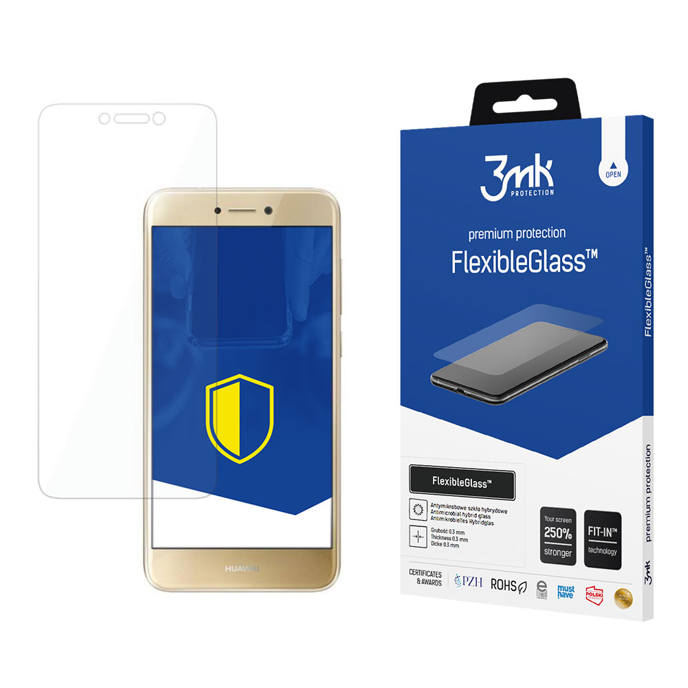 3mk FlexibleGlass – tālruņa ekrāna aizsargs modelim Huawei P8 Lite 2017