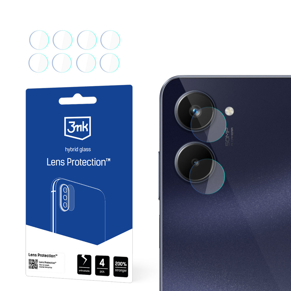 3MK LENS PROTECT REALME 10 Kameras aizsargs 4 GAB.