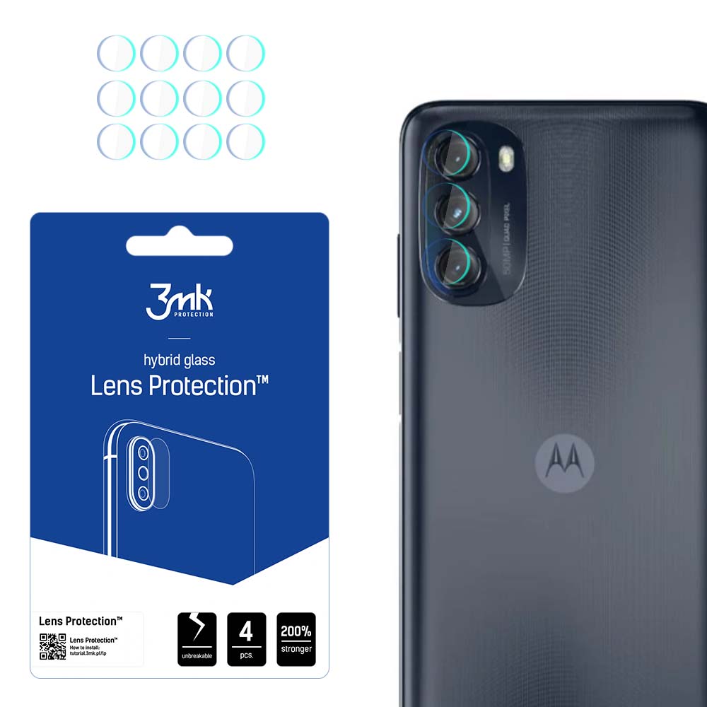 3mk Lens Protection – kameras objektīva aizsargs modelim Motorola Moto G 5G 2022