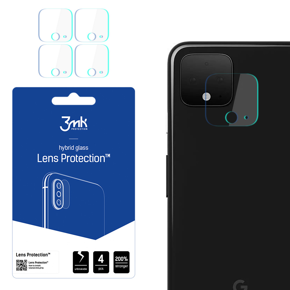 3mk Lens Protection – kameras objektīva aizsargs modelim Google Pixel 4