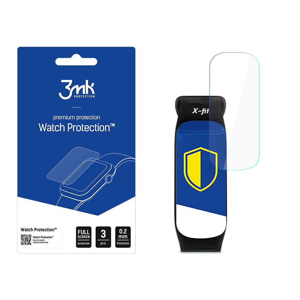 3mk Watch Protection ARC – viedpulksteņa ekrāna aizsargs modelim Niceboy X-Fit Plus / Solar