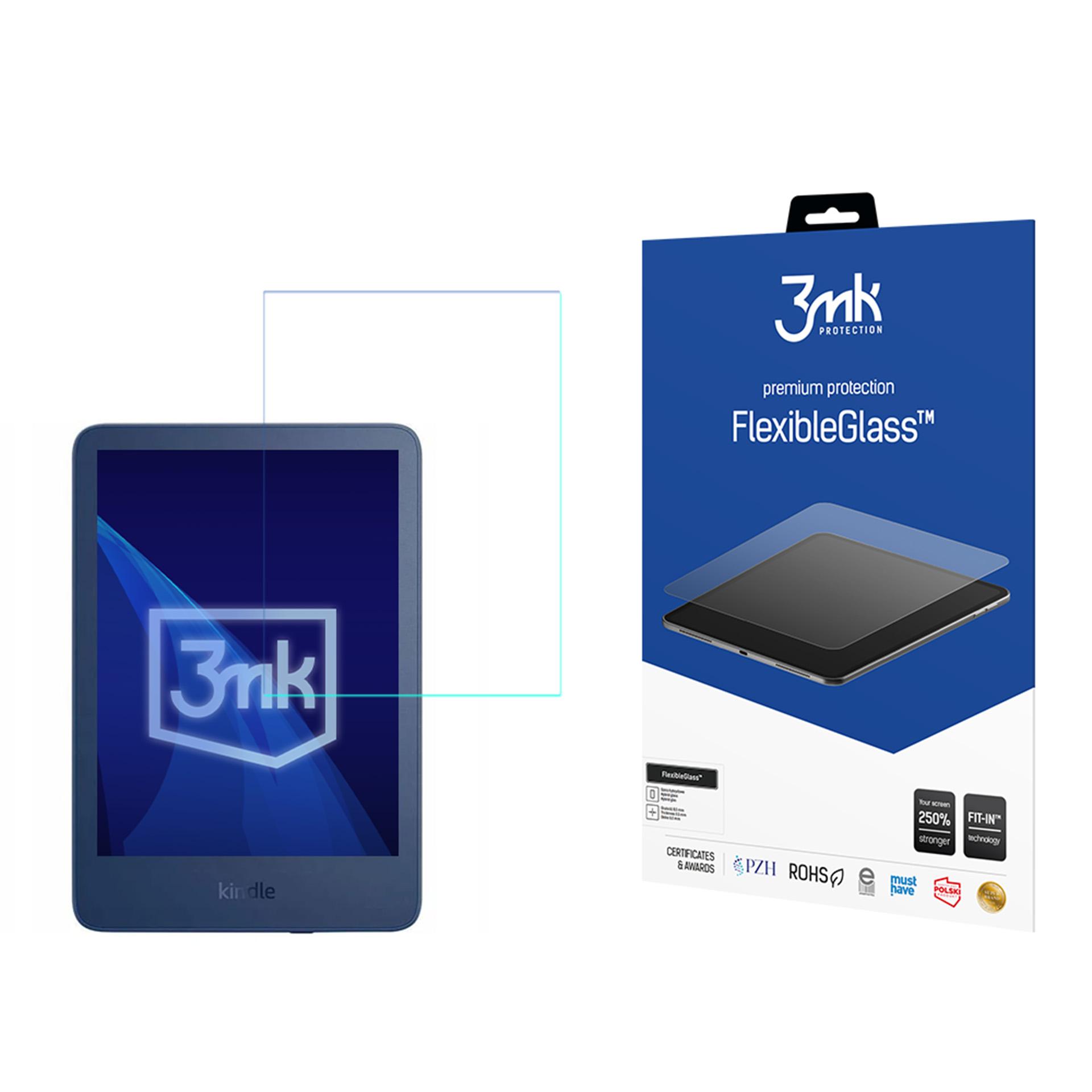 3mk FlexibleGlass (līdz 8.3") – planšetdatora ekrāna aizsargs modelim Amazon Kindle 11