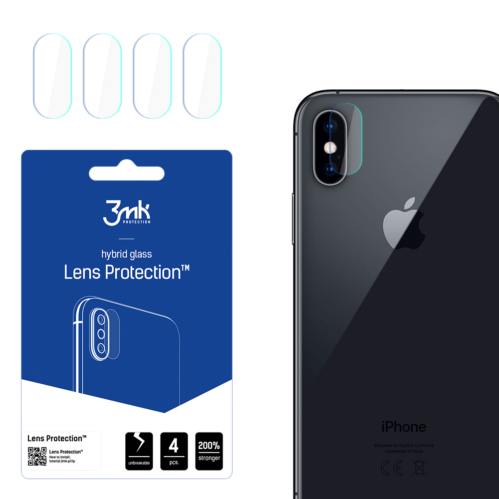3mk Lens Protection – kameras objektīva aizsargs modelim Apple iPhone Xs