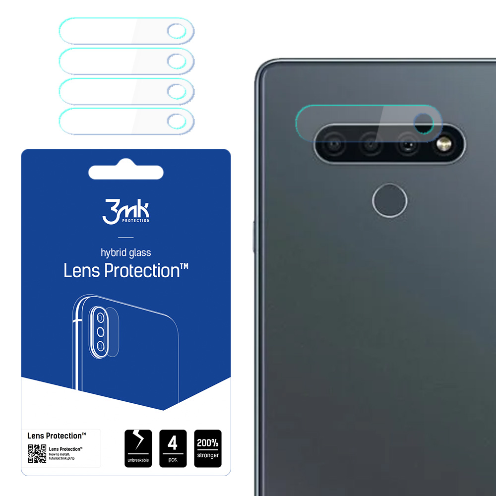 3mk Lens Protection – kameras objektīva aizsargs modelim LG K71
